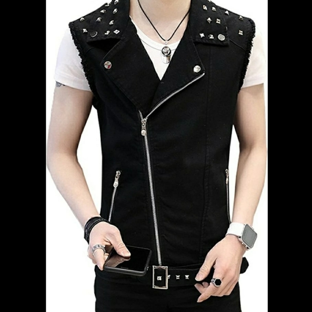 Denim Rocker Vest